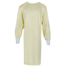 Load image into Gallery viewer, Isolation Gown Disposable Protective Suit Cotton Blend Easy Access Hospital Patient Gown Blue