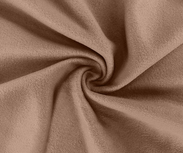 Polar-Fleece Twin Thermal Blanket Tan- Extra Soft Brush Fabric, Super Warm, Lightweight & Easy Care, Couch (Camelot)