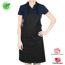 Load image into Gallery viewer, Bib Aprons - with Pocket in Various Colors - Spun Polyester