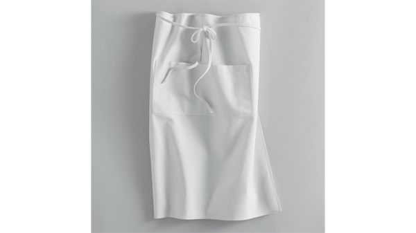 Bistro Aprons in Black/White - Spun Polyester