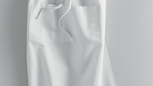 Load image into Gallery viewer, Bistro Aprons in Black/White - Spun Polyester