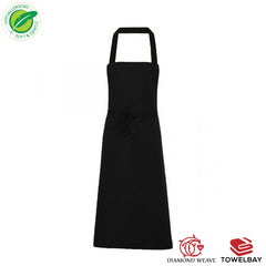 Bib Aprons - with No Pocket in Various Colors - Spun Polyester