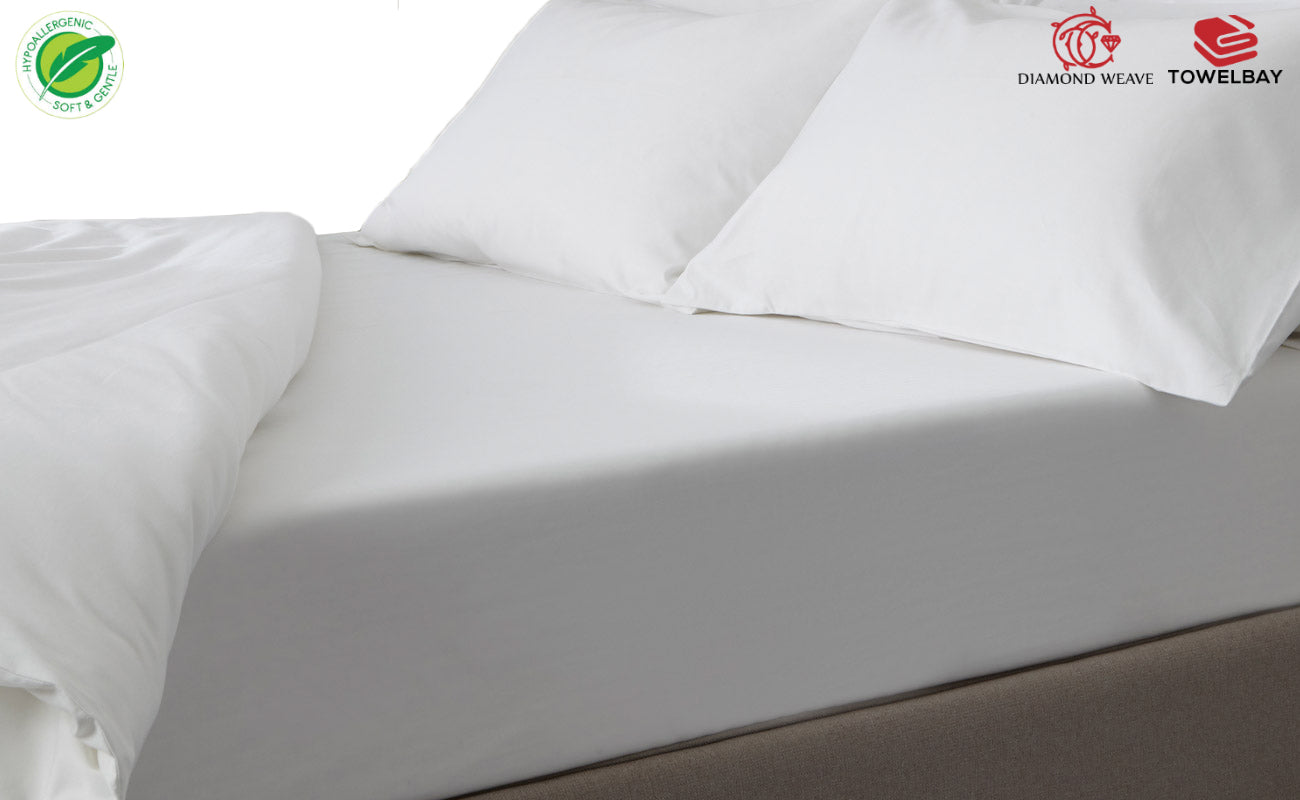 Satin Stripe - King Flat Sheets - 112" X 115"