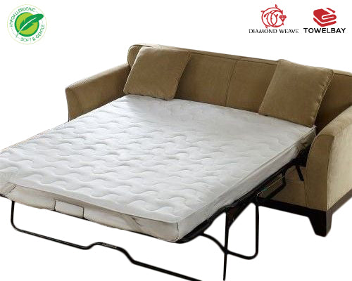 Flat Mattress Pads - White