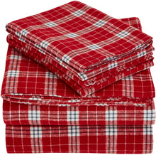 Load image into Gallery viewer, Flannel Double Bed Sheet Set towelbay bedsheet