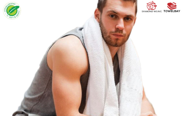 Shield White Hand Towel (16