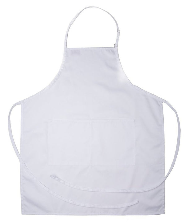 Bib Aprons - with Pocket in Various Colors - Spun Polyester