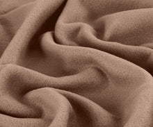 Load image into Gallery viewer, Polar-Fleece Double Thermal Blanket Tan- Extra Soft Brush Fabric, Super Warm, Lightweight &amp; Easy Care, Couch (Camelot)