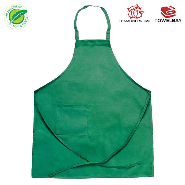 Bib Aprons - with Pocket in Various Colors - Spun Polyester