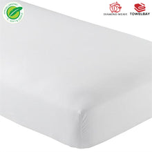 Load image into Gallery viewer, Fitted Percale Sheets-White - 36" X 78" X 4" -