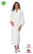 Load image into Gallery viewer, Terry White Kimono Style Bath Robe