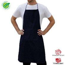 Load image into Gallery viewer, Bib Aprons - with No Pocket in Various Colors - Spun Polyester
