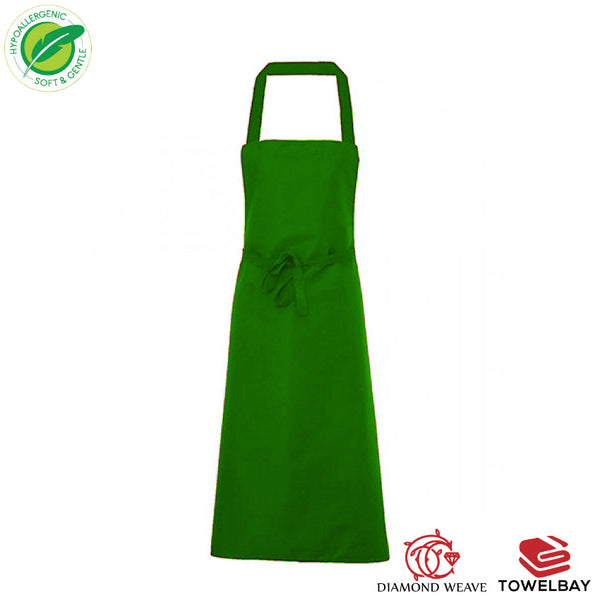 Bib Aprons - with No Pocket in Various Colors - Spun Polyester